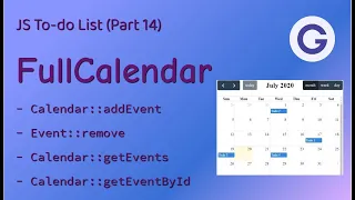 JS To-do List FullCalendar - Rendering a Calendar with JavaScript