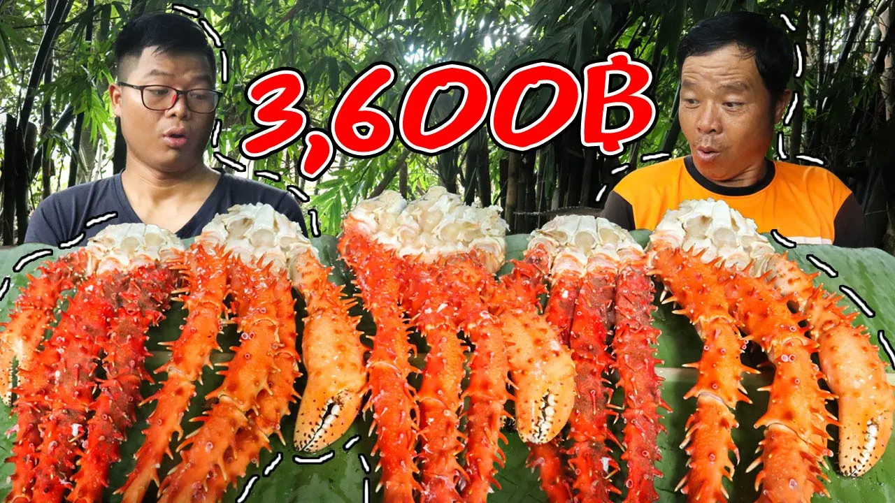 ปูยักษ์อลาสก้า 3600 บาท แพงที่สุด!! ครั้งแรกในชีวิต l ครัวป่าไผ่ SAN CE