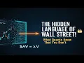 Unlocking Wall Street secret Code The Math Behind it All