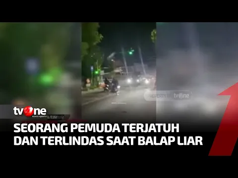 Viral Pembalap Liar di Bojonegoro Terjatuh & Terlindas