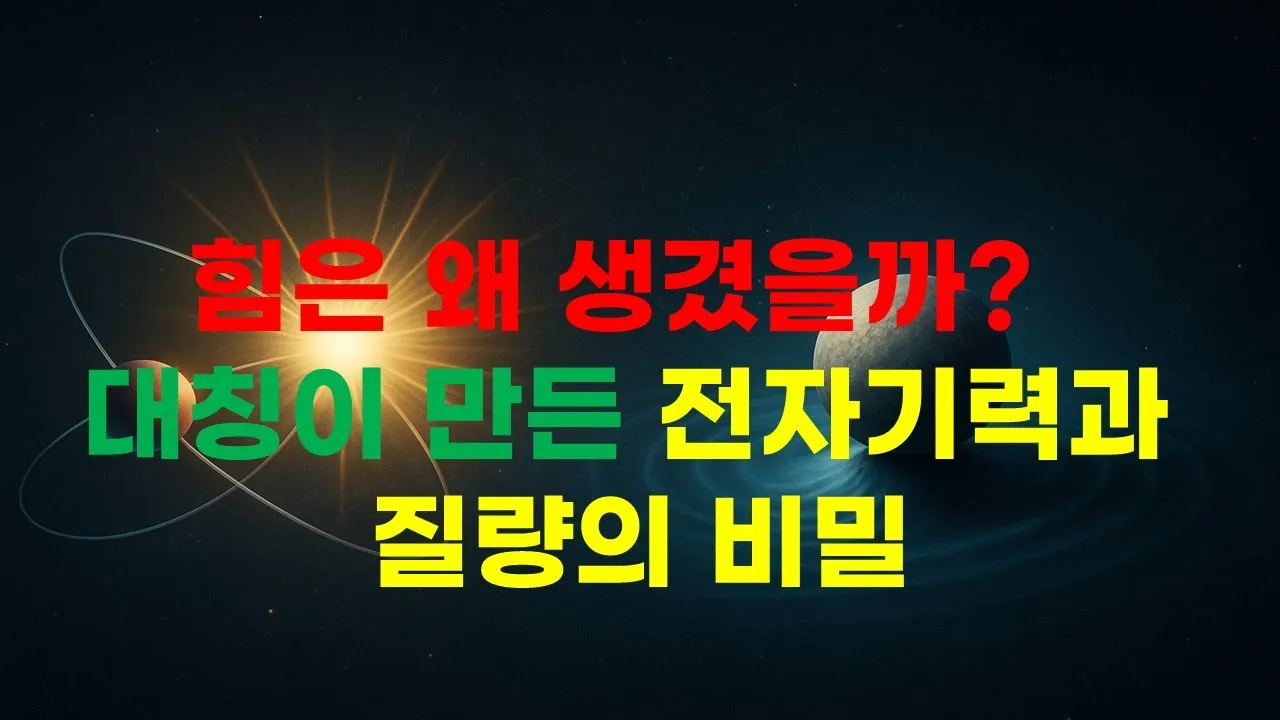 모든 힘은 대칭에서 시작된다 : 게이지 이론 입문편 – 전자기력과 질량의 기원까지[All Force Begins with Symmetry: Gauge Theory]