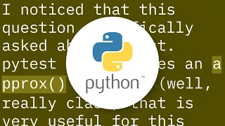 pytest assert almost equal