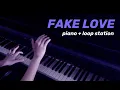 Download Lagu BTS (방탄소년단) - FAKE LOVE - Piano Cover with Looping
