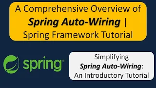 A Comprehensive Overview of Spring Auto-Wiring Spring Framework Tutorial Spring Tutorial