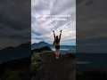 Download Lagu The volcanic crater view at Mt Batur, Bali Indonesia 🤯 #travelinspiration #travel #hiking #fitness