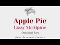 Apple Pie - Lizzy McAlpine (Piano Karaoke) - Instrumental Cover with Lyrics