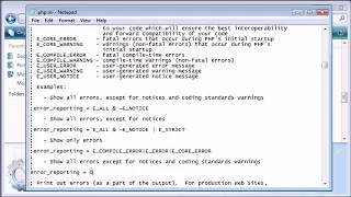 Beginner PHP Tutorial 14 Error Reporting 1