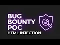 HTML Injection Bug Bounty