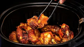 Esta costilla en la air fryer queda tan jugosa que no sobra nada