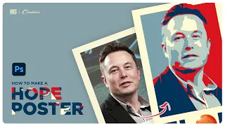 How to make a Hope Poster using any photo in Photoshop Elon Musk ABS Creation s