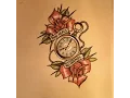 How to Draw a Pocket Watch Tattoo