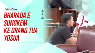 Bharada Richard Eliezer Sungkem ke Orang Tua Brigadir J