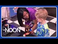 Liz Lewin can t help but beat kids at LEGO racing