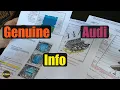 How to Locate Purchase Genuine Audi Factory Technical Service Information Online OEM 1992
