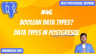 Data Types in PostgreSQL Boolean Data Types PostgreSQL Full Playlist