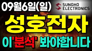 [성호전자 주가전망] 성호전자 주주님들! 7일 이후 목표가는 이렇게 봅니다