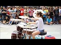 Amazing Girl Drummer Does BIGBANG Fantastic Baby Street Performance