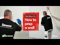 Paint like a Pro - How to prep a wall for painting