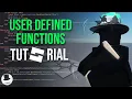 EP 08 Introduction To User Defined Functions Beginner Roblox Playlist