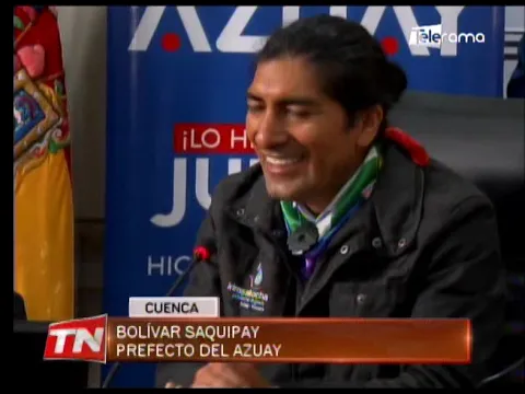 Transición en la prefectura del Azuay entre Yaku Pérez y Bolívar Saquipay