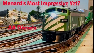Burlington Northern AA Diesels Menards Most Impressive Release September 23 2025