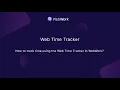 How to track time using the Web Time Tracker in WebWork