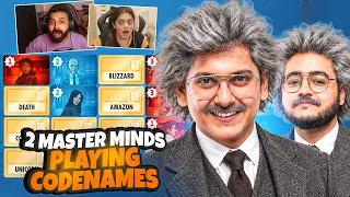 2 MASTER MINDS PLAYING CODENAMES π§ π€―Ft. Mortal & Viper