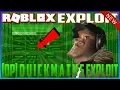 NEW ROBLOX EXPLOIT Q U I C K M A T H S Patched SUPER OP GUI NOV-7 2017
