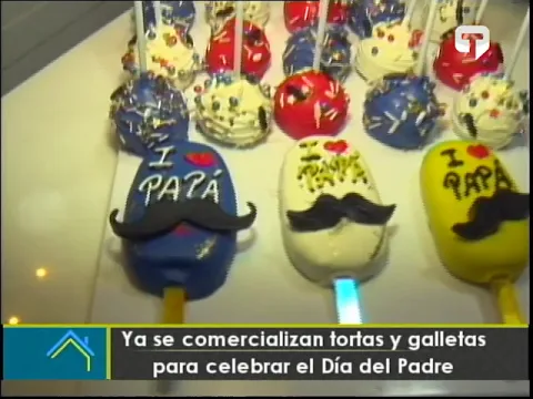 Ya se comercializan tortas y galletas para celebrar el Día del Padre