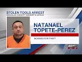 Omaha man arrested for stealing tools from construction site