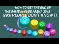 Cube Arena 2048 - How to get the end of the game with a trick