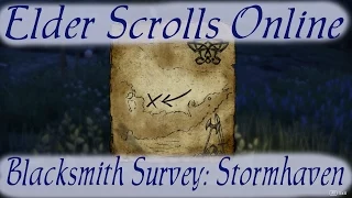 Blacksmith Survey Stormhaven Elder Scrolls Online