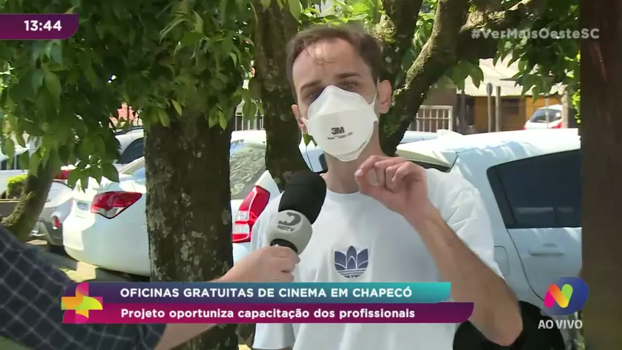 Oficinas gratuitas de cinema em Chapecó: projeto oportuniza capacitação dos profissionais
