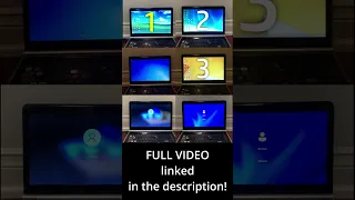 Windows XP Vs Vista Vs 7 Vs 8 1 Vs 10 Vs 11 Speed Test Shorts 