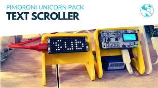 Unleash your creativity with Pimoroni Unicorn Pack Text Scroller Stand