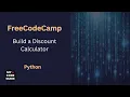 Build a Discount Calculator - FCC Python Course