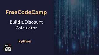 Build a Discount Calculator - FCC Python Course