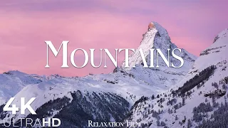 Mountains 4K Earth Above The Clouds An Ultimate Calm Journey Peaceful Music Relaxation Film 