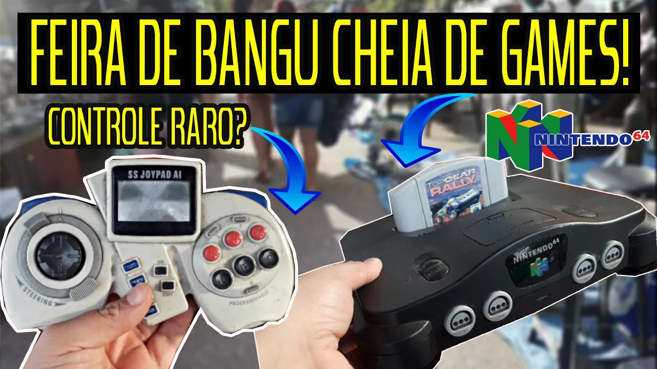 ???? FEIRA DE BANGU || CAÇADA GAMER # 147