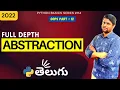 Abstraction In Python Abstract Class oops concepts Python tutorials