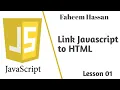 How to Link JavaScript to HTML in Visual Studio Code 2023 Lesson 1