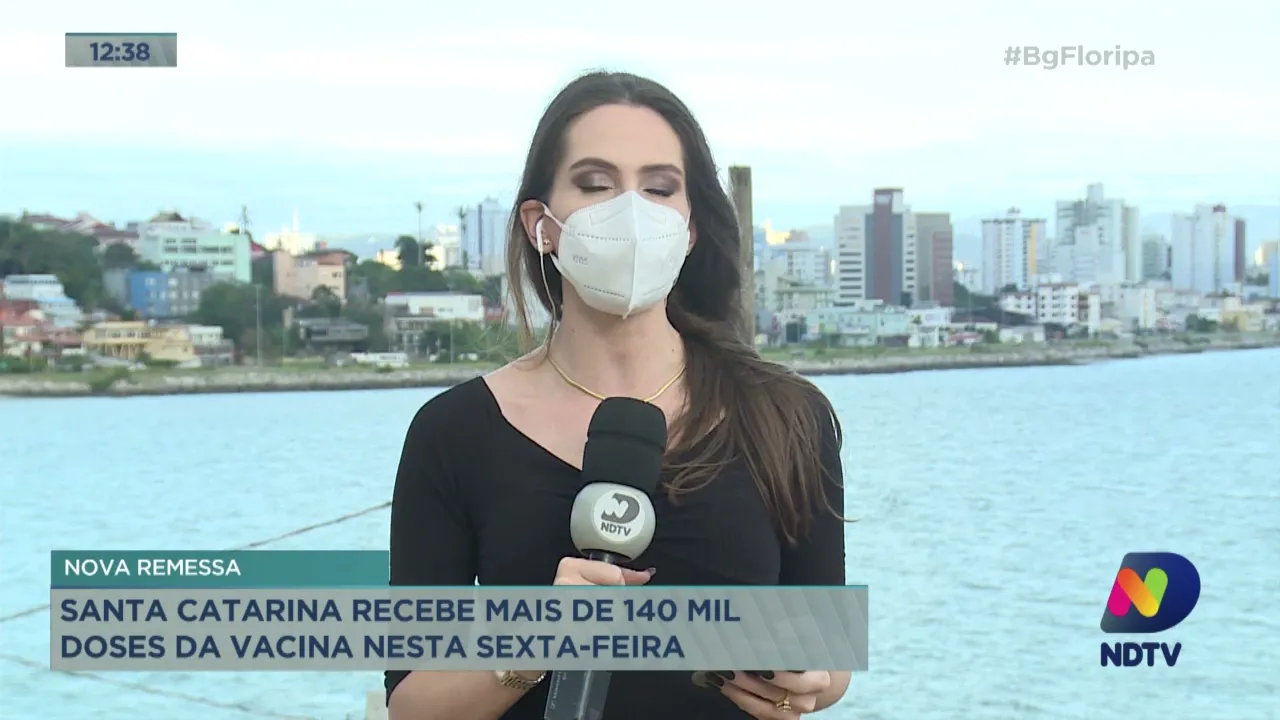 Santa Catarina recebe mais de 140 mil doses da vacina nesta sexta
