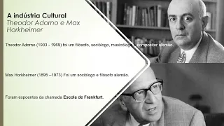 ANÁLISE DA OBRA A INDÚSTRIA CULTURAL | THEODOR ADORNO E MAX HORKHEIMER | OBRA DO PAS 2 DA UnB