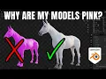 Blender Model All Pink Easy Fix