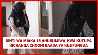 Binti wa miaka 18 ahukumiwa baada ya kukutwa na hatia kwa kutupa kichanga chooni baada ya kujifungua