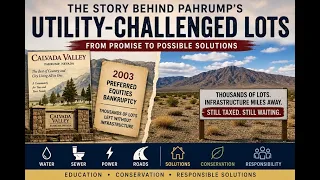 The Story Behind Pahrump s Utility-Challenged Lots From Promises to Possible Solutions
