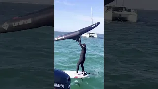Nailed it 😂 #sailingfamily #wingfoiling #southafrica