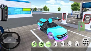 no one in gas station for my vision 3d driving class