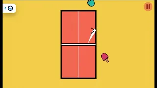 Playing ping pong game on poki io Day 1 out of 8 of challenge