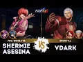 KOF XV ▰ SHERMIE ASESINA (Shermie/Leona/Athena) 🆚 VDARK (O.Yashiro/Vanessa/Yashiro) 🎞️Replay Match